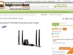 Samsung HT-D6750W 3D Blu-Ray Home Theatre - $689 @ BigBrownBox