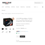 LEGO 75252 Star Wars Imperial Star Destroyer $949.99 @ Build and Play Australia
