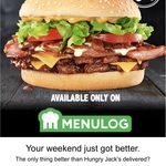 Free Delivery with Orders over $25 at Hungry Jack's via Menulog