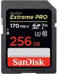 SanDisk Extreme Pro 256GB SDXC Memory Card 170MB/s $99 Delivered @ Amazon AU