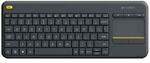Logitech K400 Plus Wireless Touch Keyboard Black $49 @ Umart ($46.55 OW PB)
