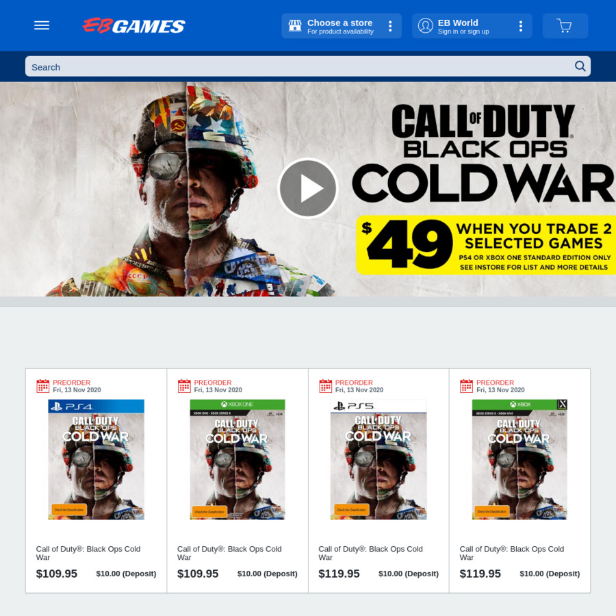 call of duty black ops eb games