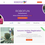 25% off All Term 2 Online Kids Coding, Robotics and 3D Design - $15 Per Class @ Robofun