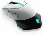 Dell Alienware AW610M Wired/Wireless Gaming Mouse - Lunar Light 16000dpi $87.20 Delivered @ Dell eBay
