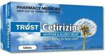 10x Trust Cetirizine or 10x Trust Loratadine $3.99 Delivered @ Pharmacy Savings