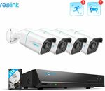 Reolink Smart 4K Security Camera System RLK8-810B4-A, US$439.99 (~A$597.64) Delivered @ Reolink Official Store via AliExpress
