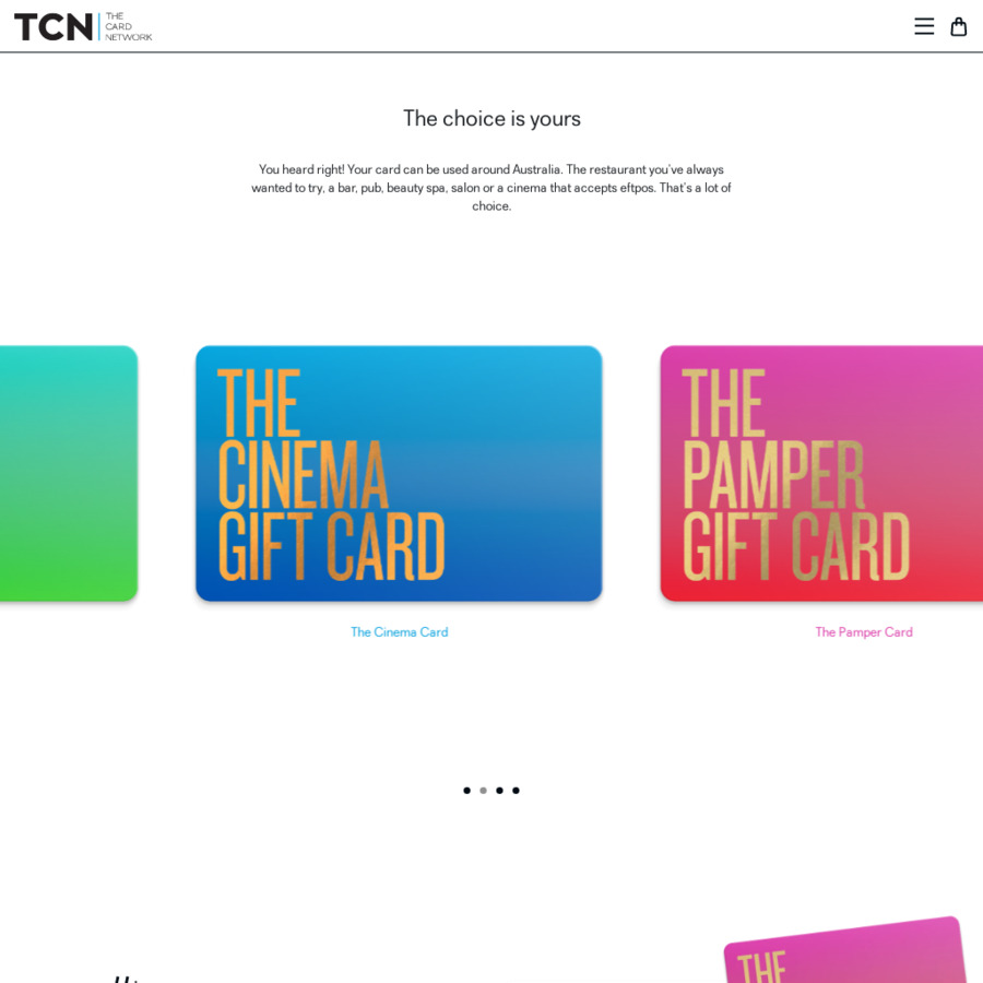 The Pamper Card – TCN Choice Cards