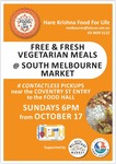 [VIC] Free Fresh Vegetarian Meals by Hare Krishna Food @ South Melbourne Market