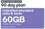 Kogan Prepaid Mobile 90 Days (20GB Per 30 Days) $12.90 (New Customers Offer) @ Kogan