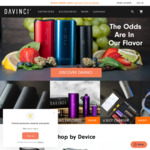 Up to 30% off Storewide @ Davincivaporizer.com, 20% Site Wide + 10% Extra w/ Code, Shipping: to Australia $60USD or to US Free