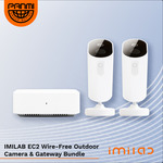 Imilab EC2 Wire-Free Outdoor Camera & Gateway Bundle $169.95 + Delivery @ Panmi