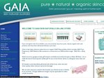 20% off ALL GAIA SKINCARE (Baby, Pregnancy, Ladies and Mens Ranges)