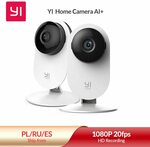 Yi Home AI+ 1080p Smart Camera 2 Pack US$30.10 (~A$40.23) Delivered @ Yi Official AliExpress