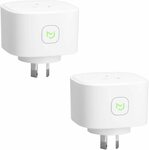 Meross Smart Plug Wi-Fi Outlet with Energy Monitor (2 Piece) $31.44 + Delivery ($0 with Prime/ $39 Spend) @ meross via Amazon AU