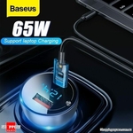 Baseus 65W USB-C + USB-A QC Car Charger $14.98 + Delivery @ Shopping Square