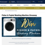 Win a Fisher & Paykel 8.5kg Front Load Washing Machine Worth $1,099 from Whitfords
