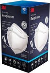 3M P2 Particulate Vertical Flat Fold Disposable Respirator 25 Pack $56.21 ($50.59 Subscribe and Save) Delivered @ Amazon AU