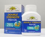 Nature's Way Double Strength Fish Oil 60 Caps $7.95 or 3 for $5.95ea! Lim's Pharmacy Store ONLY