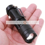 7w 300lm Mini Cree Led Flashlight Torch Adjustable Focus Zoom Light Lamp $5.87 w/Free Shipping