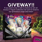 Win a Pokemon Arceus V Figure Collection from Total Cards
