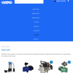 Up to $400 off Selected Water Pumps + Delivery ($0 for Most Products/ MEL C&C) @ ASC Water Tanks