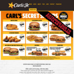 [QLD, NSW, SA, VIC] $1 Waffle Fries $3 California Classic, $5 Western Bacon Cheeseburger + More @ Carl's Jr