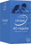LifeStyles Regular Condom 1 Pack, 40 Count $12.95 ($11.66 S&S) + Delivery ($0 with Prime/ $39 Spend) @ Amazon AU
