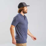 Mens Merino Wool Travel Polo Blue $21 (Small: Available for Delivery, Other Sizes: C&C Only) @ Decathlon