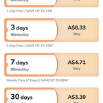 Discounted Daily Ride Pass: 1 Day $8.99, 3 Days $24.99, 7 Days $30.87, 30 Days $99 @ Neuron Mobility App
