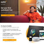 2 Months Audible Subscription for $0.99 (Activation Link via E-Mail, Ongoing $16.45 Per Month)