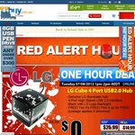FREE LG Cube Illuminated 4-Port USB 2.0 Hub Pickup or $4.95 posted from iiBuy
