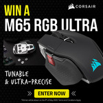 Win a Corsair M65 RGB Ultra Wireless Gaming Mouse Worth $239 from PLE Computers