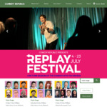 [VIC] Comedy Republic Replay Festival - 2 for 1 Main Stage Tickets $30/ $32 + $1.50 Per Ticket Fee @ Comedy Republic