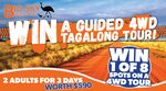 Win 1 of 8 Spots on a Guided 4WD Tagalong Tour Worth $590 from Camper Deals