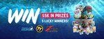 Win 1 of 5 $1000 Prize Packs from Tackleworld