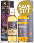 Talisker 8 Year Old (Special Release 2021) Cask Strength & Benriach 21 Year Old Single Malt Whisky Bundle $299 Delivered @ Nicks