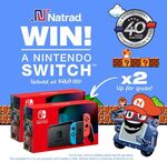 Win 1 of 2 Nintendo Switches from Natrad