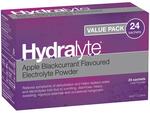 Hydralyte Electrolyte Powder 4.9g 24 Sachets $13.59 + Delivery ($0 in-Store) @ Chemist Warehouse