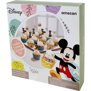 Disney Easter Cupcake Set, Mickey & Minnie or Winnie The Pooh $1.50 (Was $6) @ Woolworths