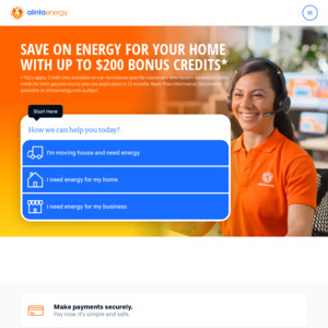 [NSW, SA] $50-$100 Electricity Credit and $50-$100 Gas Credit on HomeSaver Energy Plan @ Alinta Energy