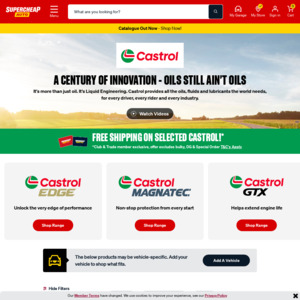 Up to 50% off Castrol Oils + Free Shipping on Some Castrol Products @ Supercheap Auto