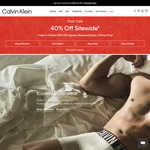 40% off Sitewide + Extra 40% off Already Reduced Styles + $7.95 Delivery ($0 with $100 Order) @ Calvin Klein Online