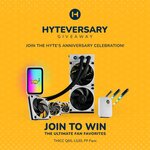 Win a THICC Q60 AIO Cooler + LS30 Qrgb Light Strips w/NP50 Nexus Portal + FP12 3-Pack Case Fans from HYTE