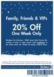 Kikki- Friends, Family & VIPs 20% off Sale