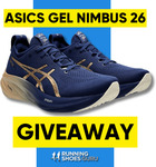 Win a Pair of ASICS Gel Nimbus 26 from Running Shoes Guru