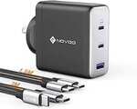 NOVOO 120W GaN Wall USB-C PD Charger $44.09, NOVOO 12 in 1 USB C Hub $35.39 + Del ($0 Prime/$59+ Spend) @ Mbest-AU via Amazon AU