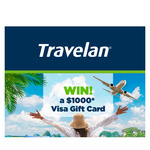 Win a $1,000 Visa Gift Card from Travelan