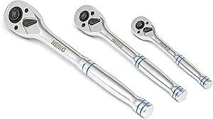 Neiko 03000A 100-Tooth Quick-Release Ratchet-Wrench Set of 3 $50.94 + Delivery ($0 with Prime/ $59 Spend) @ Amazon US via AU