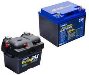 Kings 60Ah Lithium LiFePO4 Battery + Compact Battery Box $218.95 + Delivery ($0 C&C) @ 4WD Supa Centre