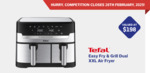 Win a Tefal Easy Fry & Grill Dual XXL Air Fryer Worth $198 from Retravision